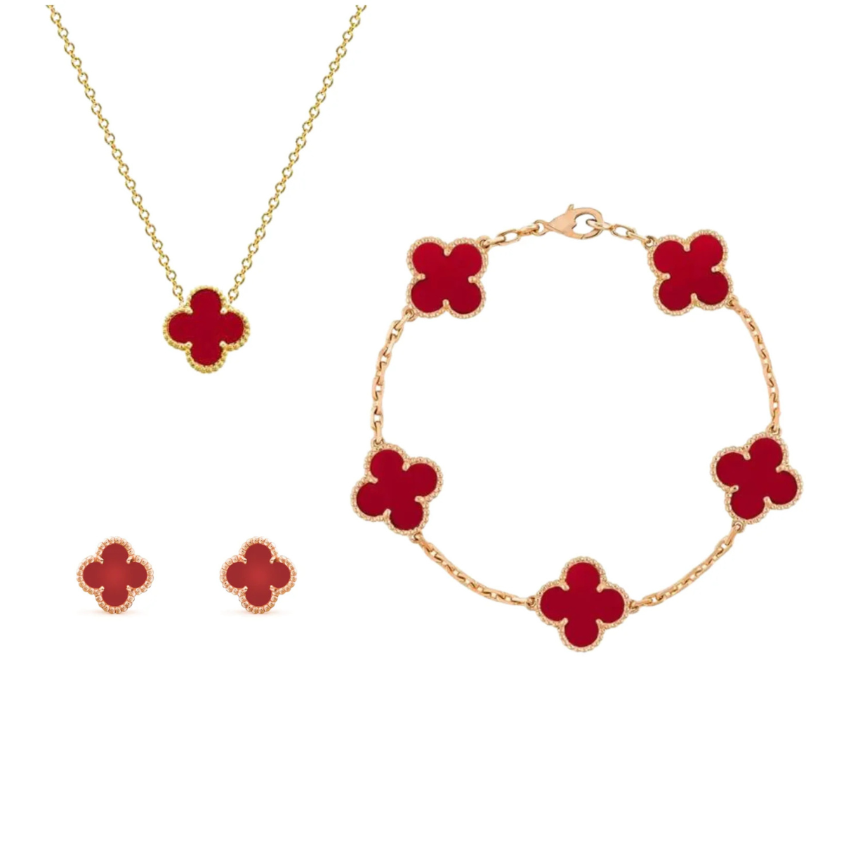 Amber Clover Smykkesett by TrendyMates