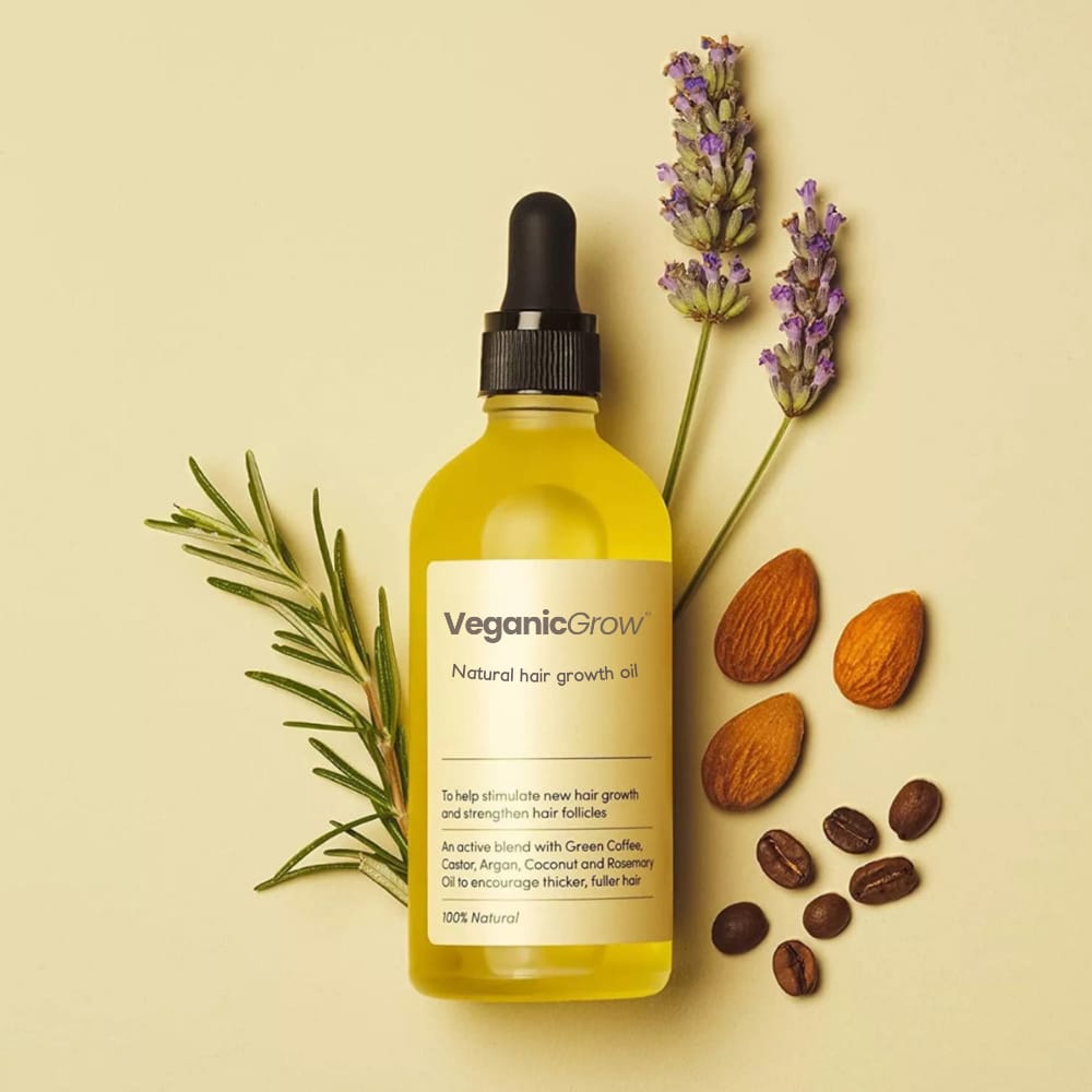 VeganicGrow Natural Hair Growth Oil - Kjøp 1 få 1 Gratis