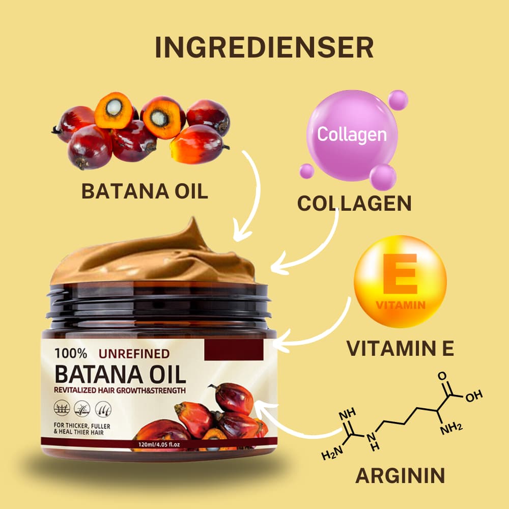 Batana Oil - Mirakelolje for hårvekst