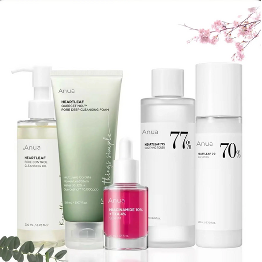 ScandiKorea™ Glow Set – 5 i 1 komplett hudpleierutine