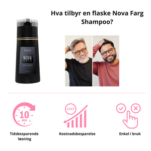 NovaHr Magi Shampoo Farge    1+1 GRATIS